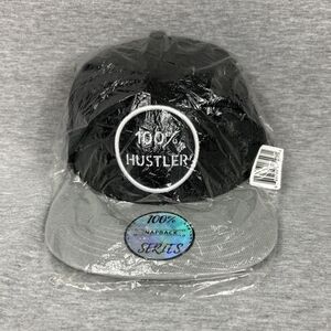 NWOT- SnapBack Hat 100% HUSTLER, 100% SnapBack Series, BY Moteq Designs